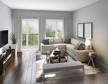 downsview park townhomes living room  